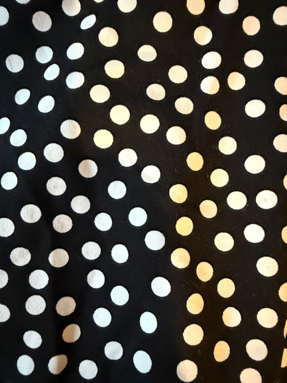 Lands End  Black and White Polka Dot Tankini Top, size 18 - Picture 7 of 8